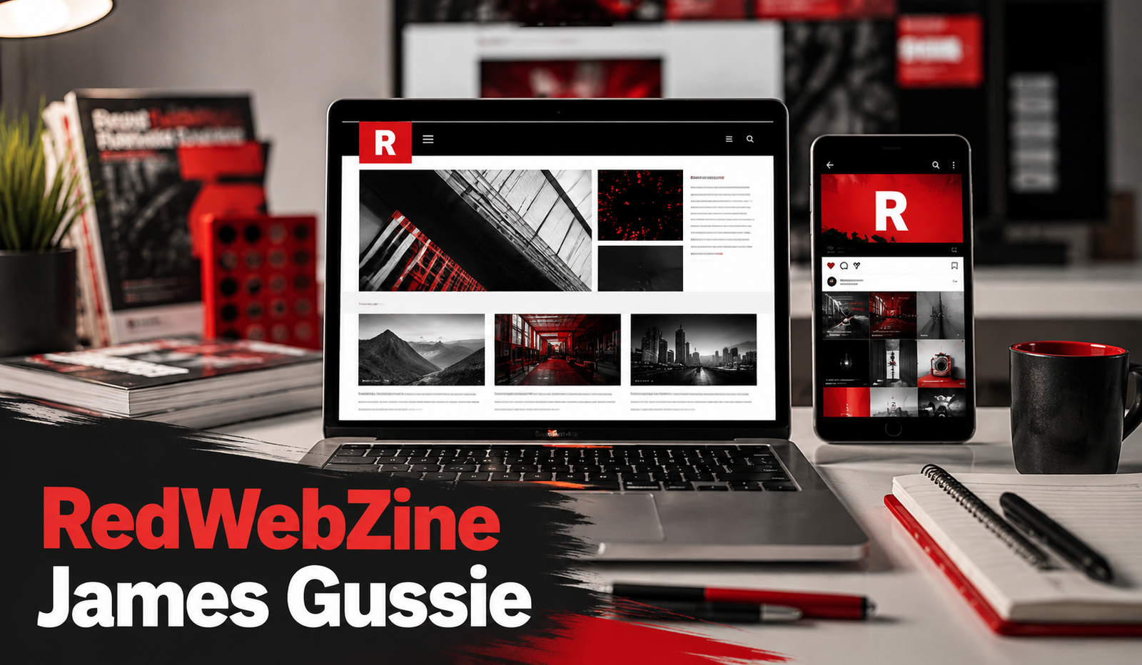 Redwebzine James Gussie